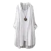 Damskie okopy płaszcze damskie płaszcz w stylu Japonii Ochrona przeciwsłoneczna odzież Kobieta w paski długą sekcję Słońca Koszulka luźna kardigan