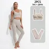 Träningskläder Seamless Yoga Set Kvinnor Fitness Kläder Gym Ställ Kvinna Sportkläder Hög Midja Leggings Sportkläder Långärmad