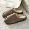 Cotton slippers suitable for both men women warm and comfortable plush family slip autumn winter