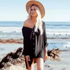 Kadın Mayo Şifon Plaj Kapak Up Kadın Bikini Uzun Kollu Gömlek Elbise Lady 2021 Yaz Kapak-UPS Banyo Takım Elbise Beachwear Hırka
