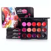 POPFEEL 15 Colori / Set Donne Idratante Lunga Durata Lip Gloss Palette Ragazze Nude Trucco Cosmetico Rossetto Strumenti in magazzino