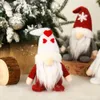 2022 Joyeux Noël Décorations Suédois Père Noël Vieil Homme Sans Visage Gnome En Peluche Poupée Ornements À La Main Elfe Jouet Maison De Vacances Fête Dec8900685
