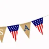 ABD Swallowtail Afiş Bağımsızlık Günü Dize Bayrakları Mektuplar Bunting Banner 4 Temmuz Parti Dekorasyon HHC7583