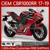 OEM CORPO + TANQUE PARA HONDA CBR 1000CC 1000 CBR1000 RR CC 17-19 Bodywork 75No.1 CBR 1000RR CBR1000RR 17 18 19 CBR1000CC 2017 2018 2019 Injeção Molde Fábrica Fábrica Vermelho