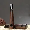 Portable Natural Wood Pipes Dry Herb Tobacco Cigarette Cigar Holder 9MM Filter Smoking Handpipe Innovative Design Carving Wooden High Quality DHL Free