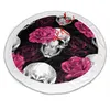 Kerstdecoraties Kerstmis Vloer Mat Cover Home Party Decor Pink Flamingo Cactus Roses Tree Rokt Tapijt