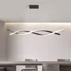 Minimalistische Led-Pendelleuchten Gold Schwarz Hängelampe für Küche Esszimmer Nordic Living Loft Deco Lampara Colgante Lampen