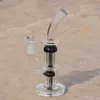 11.4 Inch Mushroom Shape Smoking Pipe Black Transparent Hookahs Thick Bent Neck Glass Bongs Oil Dab Rigs percolator Water Pipes 14mm Female Joint With Bowl Cool Gift