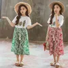 Summer Baby Girls Ubrania ustanawiają stroje Kids Short Rleeve Spodnie Zestaw odzieży dla dzieci 3 4 5 6 7 8 9 10 11 12 lat 2108048368819