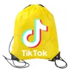 TikTok Kids Drawstring Bag Backpack Pocket Rope Shoulders Shopping Backpack Training For Boys Girls Candy Colors Sports Bags G36T09435037