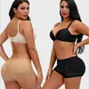 Intimo modellante da donna BuLifter Tummy Control Vita bassa imbottito Leggings corti in rete da donna Enhancer Shapewear