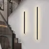 Minimalist Line Wall Lamp Bedroom Bedside Long Strip Light Sconces Modern Led Mirror Living Room Home Indoor Lighting