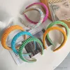 Accessori per capelli per ragazze bastoncini per la testa fascia per bambini Accessorio per la moda cristallina Rainbow B49553400594