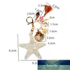 1Pc Summer Beach Cartoon Sea Conch Starfish Pearl Shell Keychain Key Chain KeyRing Crystal Coins Tassels Keychain Women Gift K33