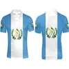 GUATEMALA mannelijk poloshirt diy gratis aangepaste naam nummer natie vlag land Guatemalteekse Spaanse college print fotokleding