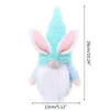 UPS SHIP Easter Bunny Gnome Handmade party favor Swedish Tomte Rabbit Plush Toys Doll Ornaments Holiday Home Party Decoration Easter Gift