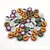 1000 sztuk / partia 10mm Polimer Clay Beads Halloween Theme Drukowanie dla biżuterii Dokonywanie DIY Bransoletka Naszyjnik ACCPET Dostosowane