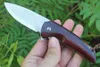 Toppkvalitet Damaskus Flipper Folding Kniv VG10 Damascuss Steel Drop Point Blade Rosewood + Rostfritt stål Hantera kullager EDC Pocket Knives