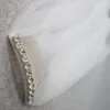الحجاب الزفاف بسيطة طبقتين طويلة تول الحجاب مع مشط زفاف استوديو بو الفالس كريستال الديكور النمذجة الملحقات العاج