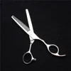 Hair Scissors 6'' 17cm Customized Logo 440C Silver Screw Hairdressing Thinning Professional Barber Shop C2008