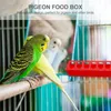 Other Bird Supplies 2pcs Pigeon Feeding Troughs Cage Anti-spatter Food