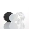 500pcs Clear/Frosted Glass Jars Bottle 3g 5g 7g Cosmetic Jar with inner PP Liner for hand face cream Lip Balm lotion Clear/Frost SN2350