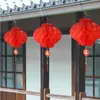 Ny ankomst Party Decor 6 "(15cm) Röd kinesisk papper Lyktor för bröllopsfestival Födelsedag blommig heminredning 100 st