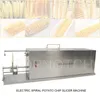 Electric Spiral Potato Chips Machine Tornado Stainless Steel Automatic Spud Cutter