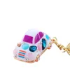 Милый лук вышитый ключ цепь мода творческий автомобиль ключ кольцо шарм женская сумка украшения G1019