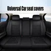 Couvertures de si￨ge d'auto en cuir en cuir 3D Faux Couvre-coussin de v￩hicule automobile en cuir en cuirt