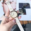 Zegarki marki mody dla kobiet-punktowej pięcioczęściowej gwiazdy w stylu pszczoły skórzany pasek kwarcowy zegarek G78296E
