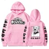 My Hero Academia Hoodie Hip Hop Anime Himiko Toga Pullovers Toppar Långärmad Höst Man Kläder Y0803