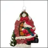 Christmas Decorations Festive & Party Supplies Home Garden Scene Layout Ornament Small Gift Pendant Santa2 Drop Delivery 2021 Pdika