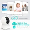 1080p IP-kamera Trådlös Smart WiFi Kamera Ljudregistrering Övervakning Baby Monitor HD Mini Hem Säkerhet Spårningsrörelse