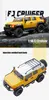 Vehículo Todoterreno Teledirigido RC 4WD Para Niños Y Adultos, Vehículo Eléctrico de Simulación de FMS 1:18 FJ Cruiser A Escala