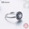 Modian 2021 Instagram Solid 925 Sterling Silver Ring Sparkling Vintage Rings Cubic Zirconia Jewelry for Women Christmas Gift1875000