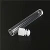 2021 20ML 16x150mm clear plastic test tube with Push caps for scientific experiments, party, decorate the house, candy storage