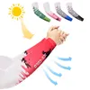 Knee Pads Elbow & 2pcs Ice Fabric Running Arm Sleeves Quick-Drying Basketball Cycling Volleyball Sunscreen Band Sun Protection Fitness Armgu