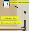 Folding Long Arm universal tripod mobile phone holder Selfie stick bed smartphone support telephone tablet bracket flexible cell holders for kids phone stand desk