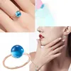 Cluster Rings ENZO Natural Topaz 18K Pure Gold 2021 Selling Top Ring Women Heart Shape For Ladies Woman Genuine Jewelry