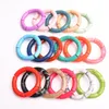 Bangle Rainbery 2021 아크릴 탄성 파란색 색상 팔찌 Bohemian 색상 일치 팔꿈치 팔찌 스폿 구리 웨이퍼