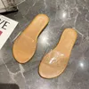 Chinelos Mulheres S Sandálias de Verão Senhoras Transparentes Flip Flip Flops Outdoor Beach Sapatos Casuais para 220304