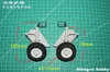 Freewing 64mm EDF F22 F-22 RC Airplane Jet Spare Part-- Landing Gear With Servo For DIY Remote Control Aircraft Model Hobby 64 EDF Plane