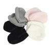 Winter Baby Warme Strickmütze Handschuhe Set für Mädchen Jungen Niedliche Ohren Einfarbig Neugeborene Beanie Cap Fit 0-2 Monate Kinder