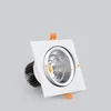 Square LED Downlight Downlight Spotlights COB Absed Oświetlenie Oprawa 7 W / 9W / 12W / 15W Lampa sufitowa AC85-265V