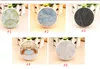 2021 Marble Contacts Lens Box with Mirror Round Frame Companion Lenses Case Container Cute Lovely Travel Kit