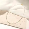 Lii Ji Temizle Kuvars Tatlısu Inci 14 K Altın Dolu Boncuklu Kolye 35 + 3 cm Kristal El Yapımı Takı Kadınlar Için Hediye