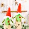 クリスマスGnome装飾グリーンベリーズ豪華なエルフ人形手作りサンタクリスマスパーティーティアードトレイテーブルの装飾XBJK2110