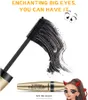 YANQINA Golden Tube Lengthening Long Curling Mascara with flexible and ingenious silicone brush head, 4D Stereo Black Cream Waterproof & Sweat proof Sexy Eyes