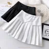 Women Summer Mini Skirt VD1826 Japan School Student Black White Sexy Pleated Tennis Skirts